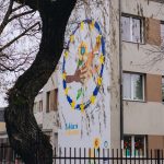 Mural polsko-ukraiński na Szkole Podstawowej nr 1, fot. Julia Klewaniec