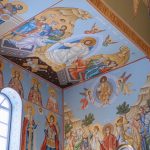 Freski we wnętrzu cerkwi św. Aleksandry w Stanisławowie (fot. Julia Klewaniec)