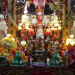 Ołtarz Bogiń-Matek z darami na Wietnamski Nowy Rok, pagoda Thien Phuc, Laszczki, fot. Jagoda Schmidt
